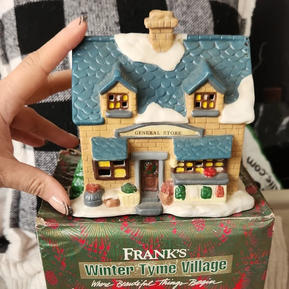 Vintage‎ Frank's Winter Tyme Village General Store